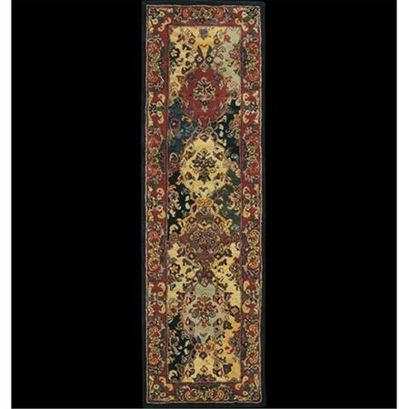 NOURISON India House Area Rug Collection Multi Color 2 ft 3 in. x 7 ft 6 in. Runner 99446120670